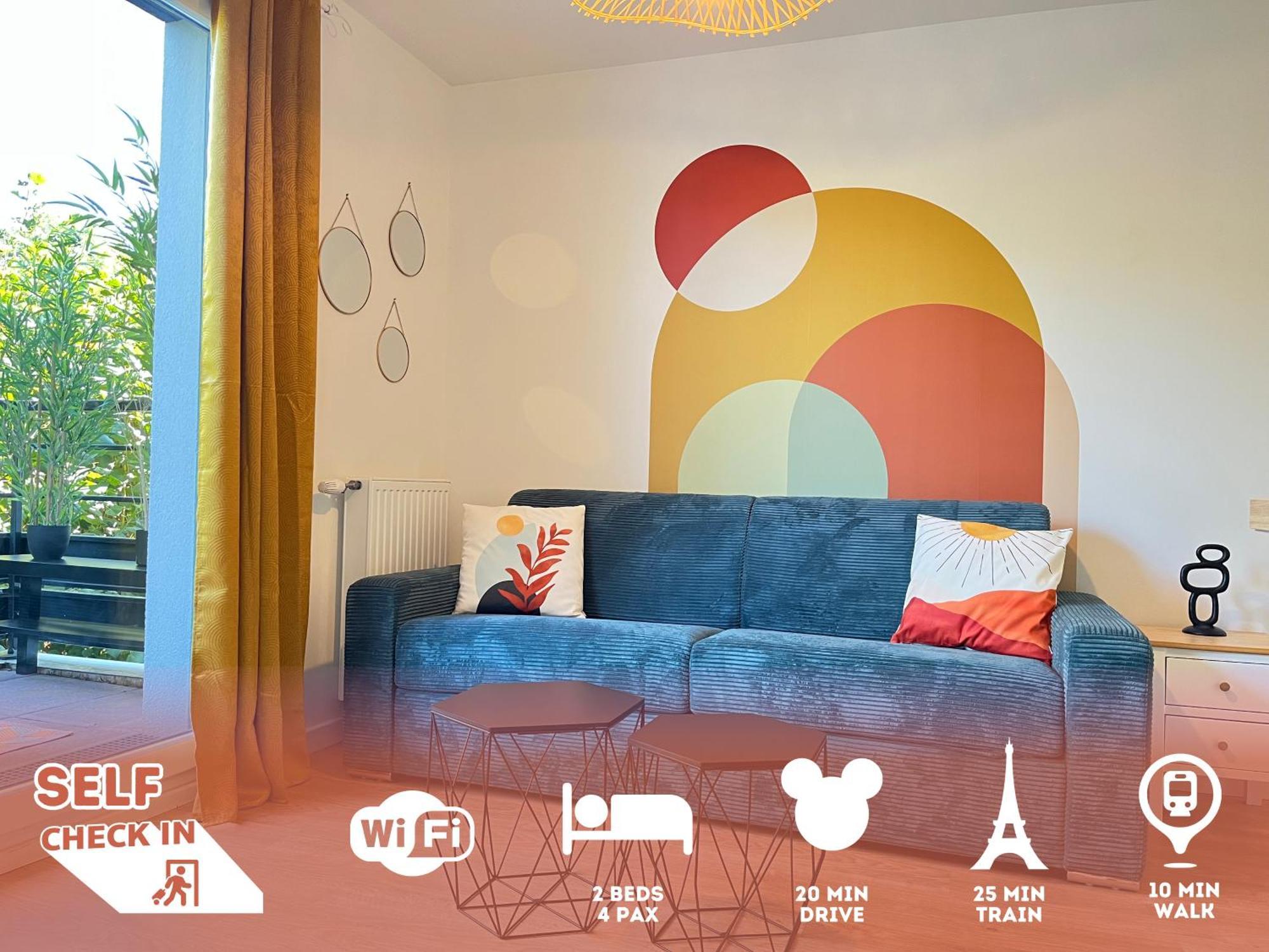 Le 24 Nautic, Appartement Douillet Bassin Olympique Disneyland & Paris Avec Parking Vaires-sur-Marne Dış mekan fotoğraf